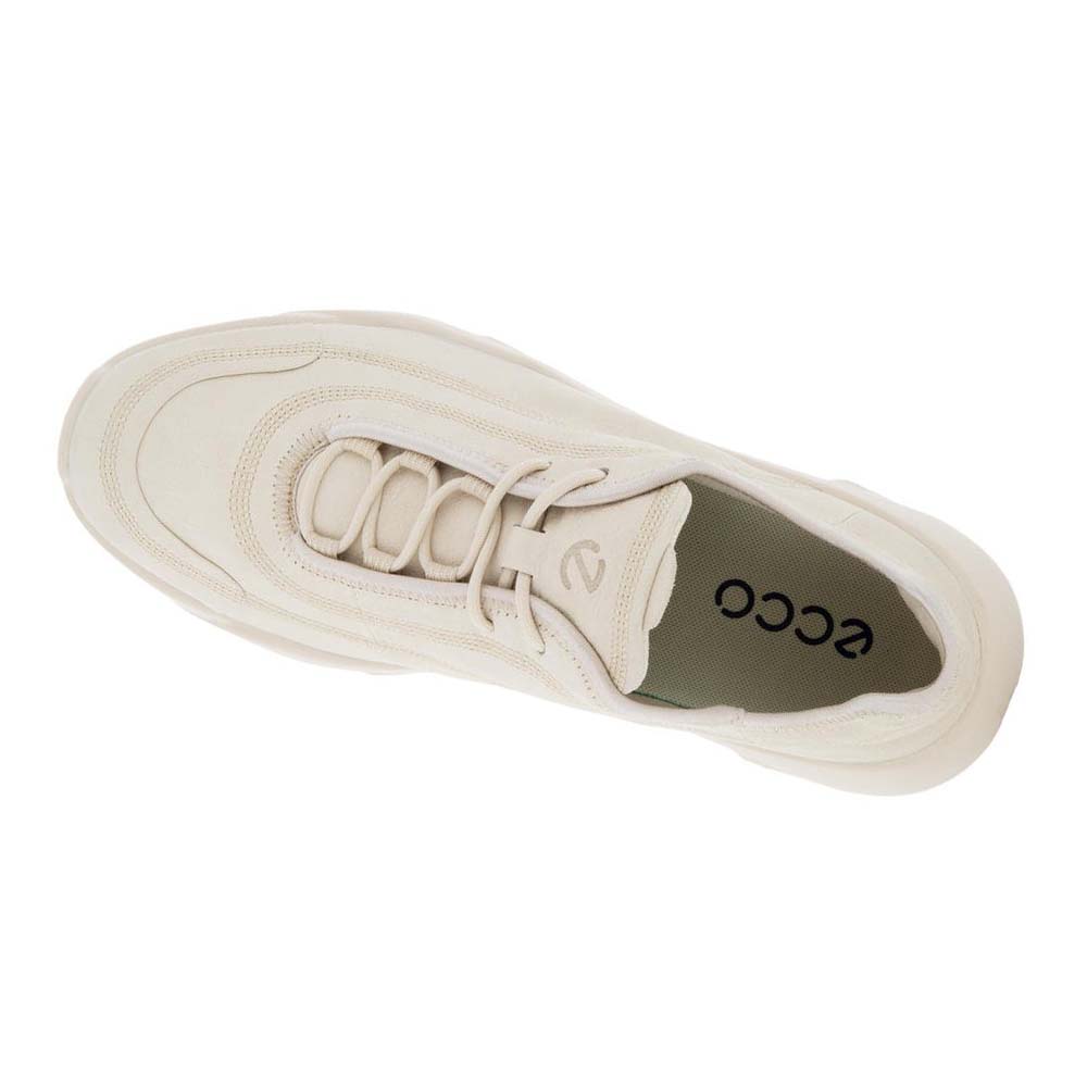 Men's Ecco Chunky Retro Casual Shoes White | USA 461ZUT